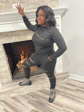 Load image into Gallery viewer, "Zip It" 2 piece Jogger Set