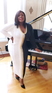 "Grand Piano" Plus Size Dress