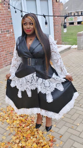 "Grand Dame"Plus Size Dress