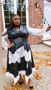 "Grand Dame"Plus Size Dress